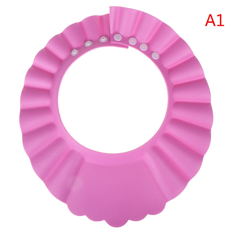 Shampoo Cap Durable Baby Bath Visor Hat Adjustable Baby Shower Protect Eye Water-proof Hair Wash Shield For Infant